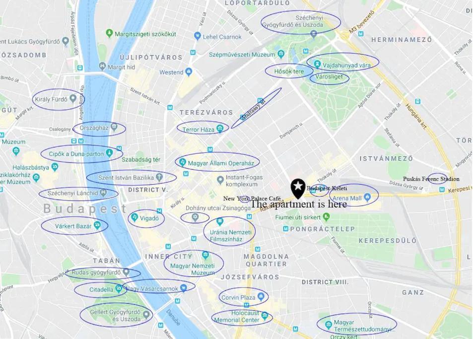 Keleti Apartment City Center Big Flat Bedroom Private Use Будапеща Екстериор снимка